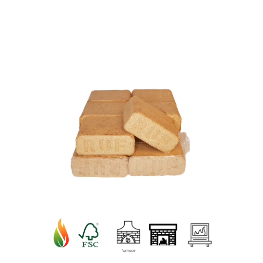 RUF Hardwood briquettes 960kg 1